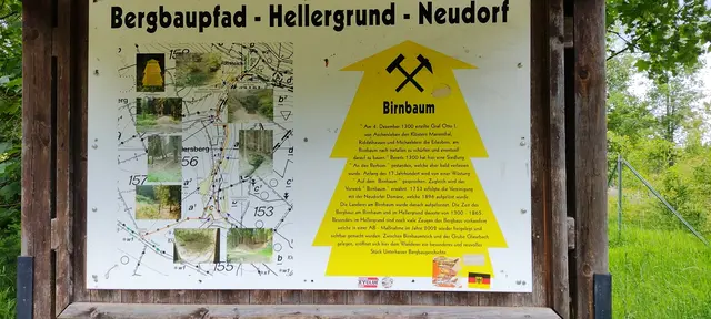 Infotafel an Batkes Wiese