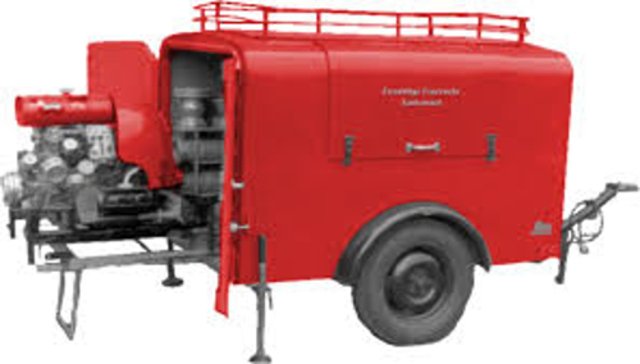 TSA Tragkraftspritze mit Anhänger 1965 – 1972 Feuerwehr Hatzfeld