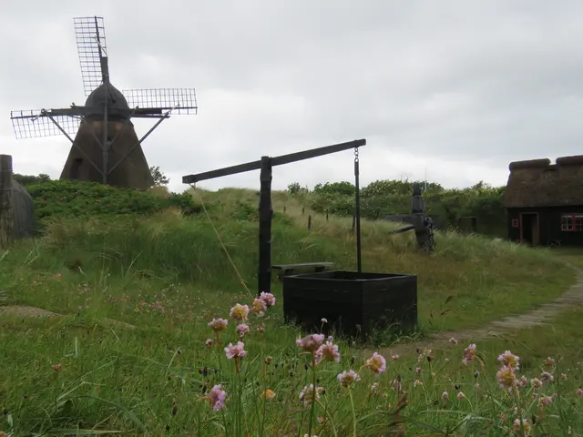 Mühle und Brunnen