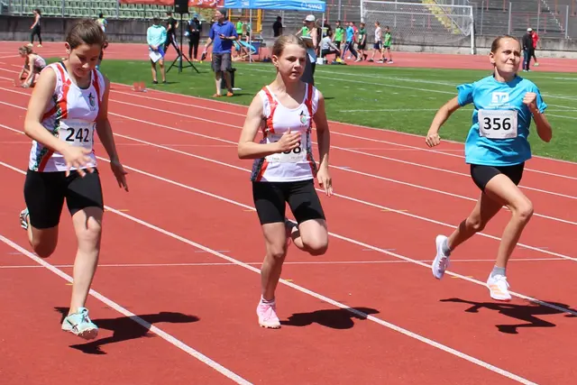 Franziska Mörgenthaler über 75 Meter