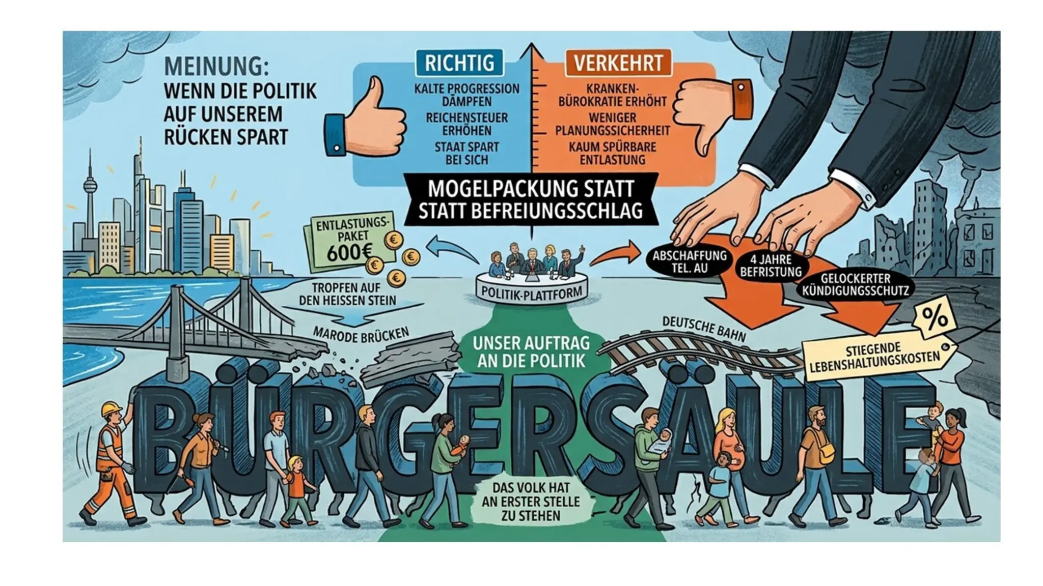 Meinung: Der Auftrag an die Politik – Hört endlich auf die 60 Millionen!