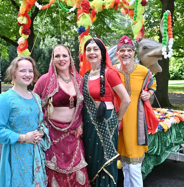 Indisches Flair beim Schützenausmarsch