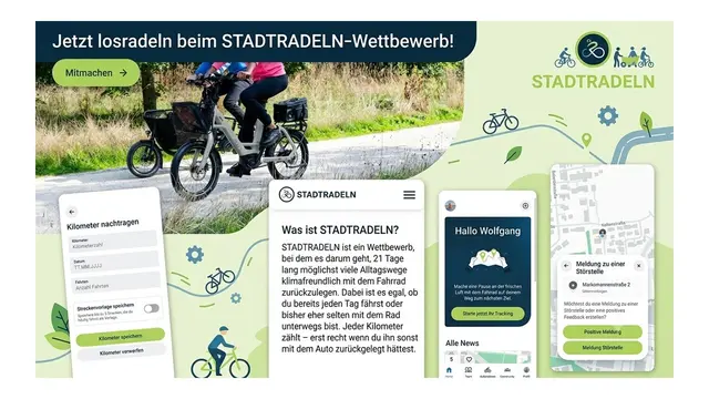 Screenshots aus der App (c) https://www.stadtradeln.de/home | Foto: Screenshots aus der App (c) https://www.stadtradeln.de/home
