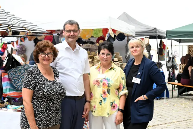 von links: Roswitha Riedel, Stephan Karg, Claudia Kohout und Sonja Gastl | Foto: Luca Berger