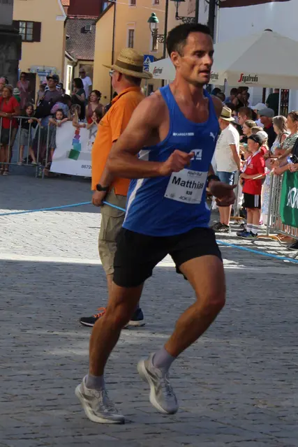 Matthias Lang auf der ersten Runde in Nödlingen