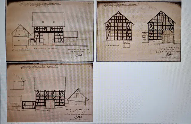 Scheune der alten Oberförsterei 1937