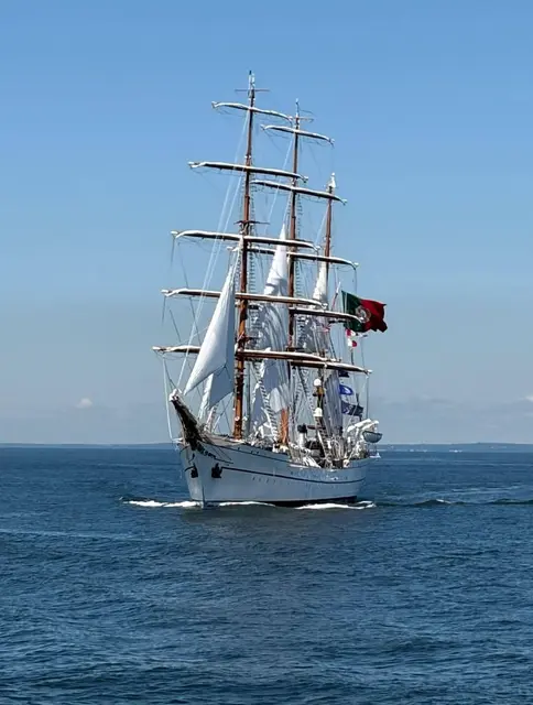 Das portugiesische Schwesterschiff NRP SAGRES | Foto: Foto: Screenshot Facebookseite GORCH FOCK