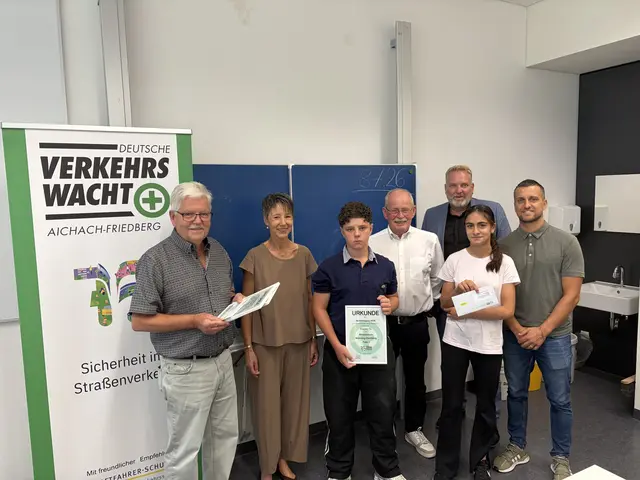 Platz 3: Klasse 7a der Mittelschule Stätzling-Derching