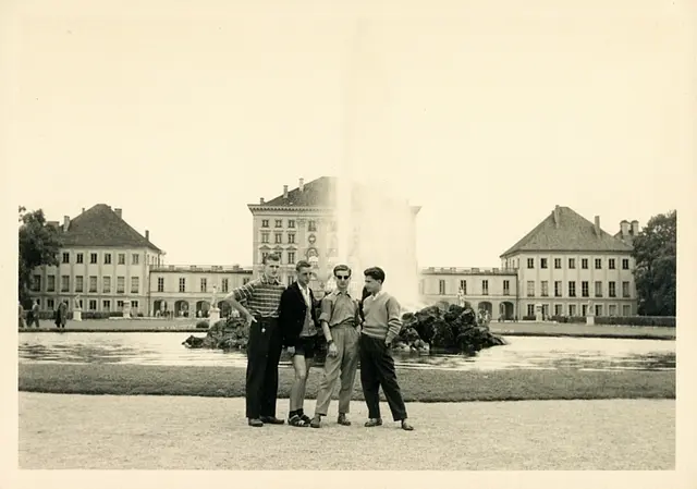 Bild 3b: Deutsches Turnfest in München vor der Nymphenburg