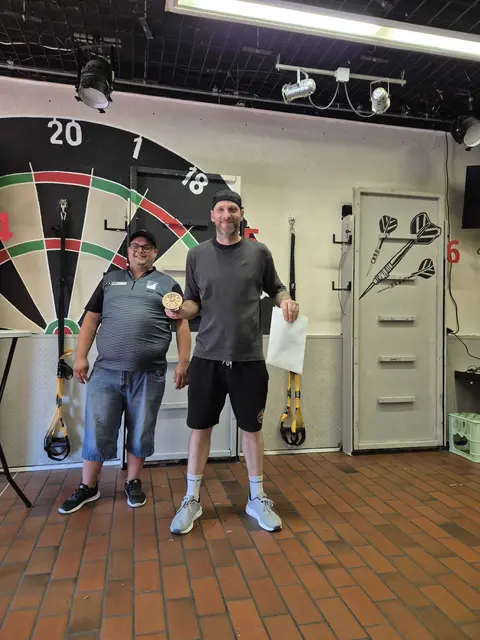 Patrik Seitz erspielt sich den 3. Platz | Foto: Steeldart Moers
