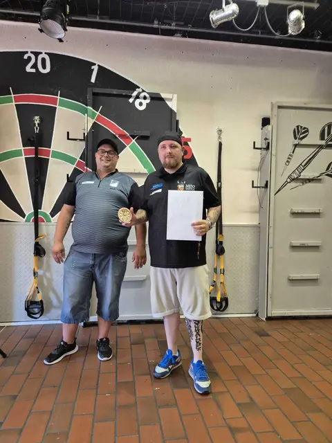 Joel Wielinski erreicht den 4. Platz | Foto: Steeldart Moers