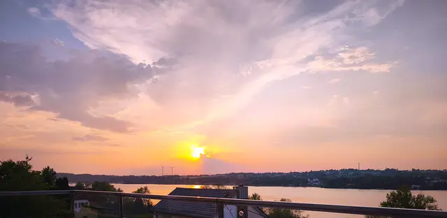Ein fantastischer Sonnenuntergang beginnt. | Foto: Shima Mahi