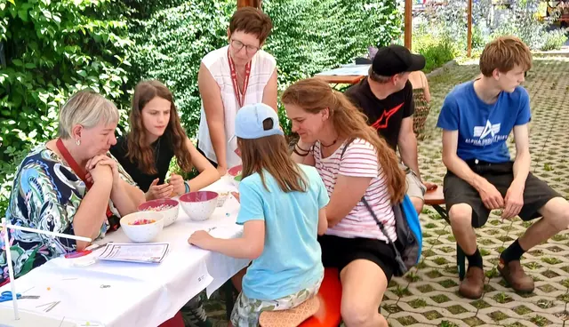 Mitmachaktionen wurden besonders von jungen Besuchern und Gästen gerne in Anspruch genommen. | Foto: Peter Heider