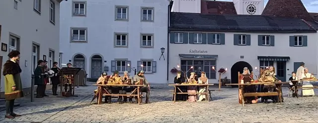 Fest auf Burg Peiting nach gesunder Rückkehr von Herzog Welf VI. und seinen Mannen …