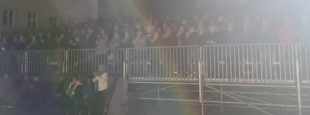 Standing Ovations auf der Tribüne