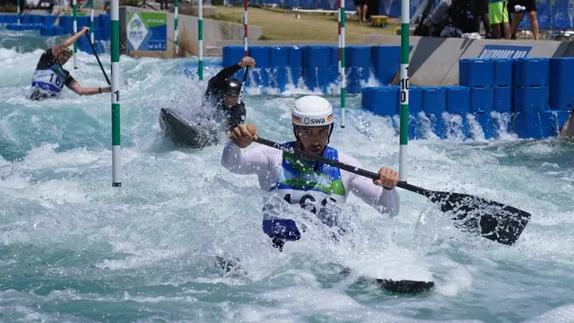 C 1 Herrenteam holte sich die WM Bronzemedaille - vorne Sideris Tasiadis | Foto: Uta Büttner