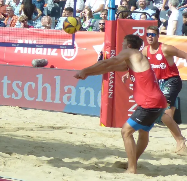 Manchmal ist es gar nicht so einfach, den Ball übers Netz zu bekommen. | Foto: Kurt Wolter