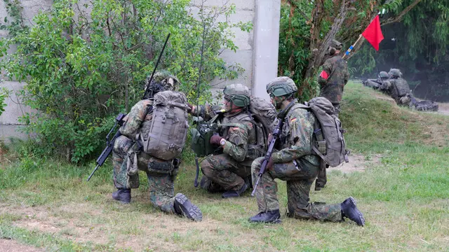 Soldaten bei der Verteidigung eines Service Delivery Point | Foto: ITBtl 292/Marcus