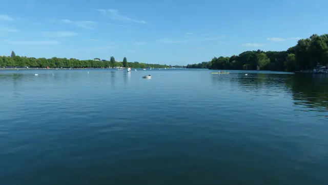 Am Maschsee sind die Wettbewerbe am heutigen Tag schon beendet. | Foto: Kurt Wolter