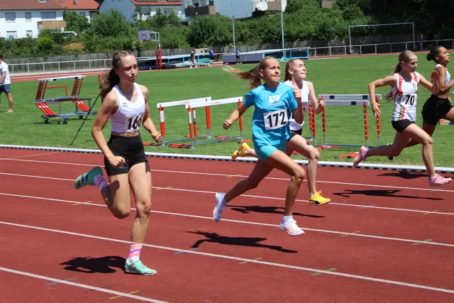 Franziska Mörgenthaler über 75 Meter