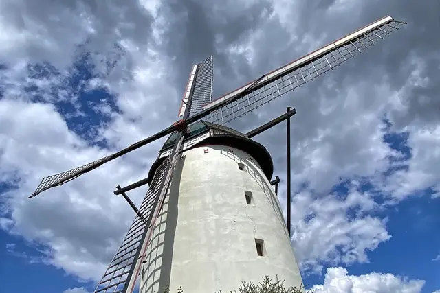 Eine von vielen: die historische Steprather Windmühle, Walbeck | Foto: copyright Margot Klütsch