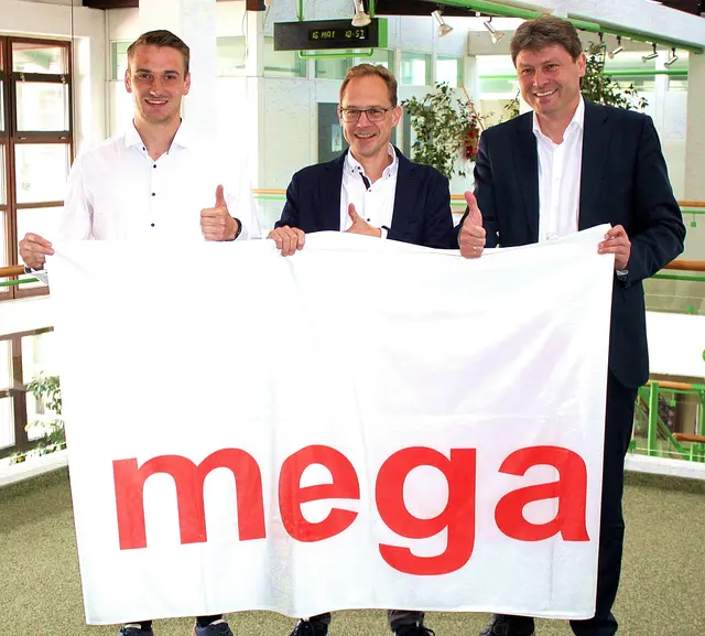 Freuen sich auf eine erneute erfolgreiche Meitinger Gewerbeschau (von links): Simon Leser, Martin Jäger und Bürgermeister Michael Higl. | Foto: Peter Heider