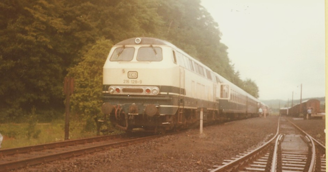 Rotes Kreuz – Sonderzug 1980 in Hatzfeld
