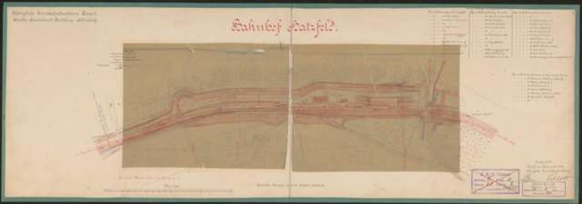 Situation Bahnhof Hatzfeld
Datierung
1906
