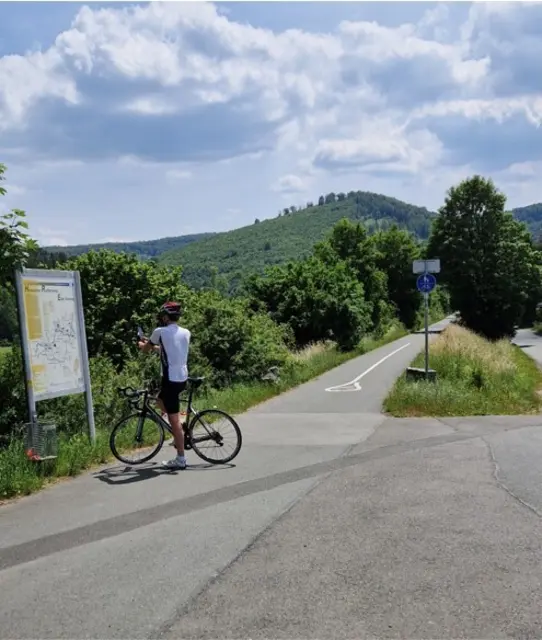 Der Radweg R8 in Hatzfeld 2026