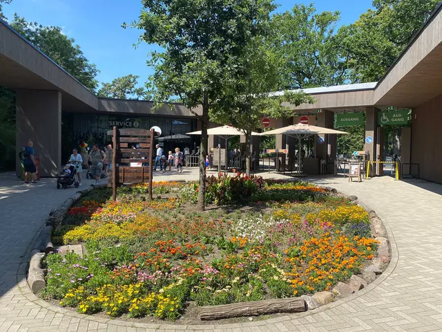 Der Eingang vom Erlebniszoo Hannover