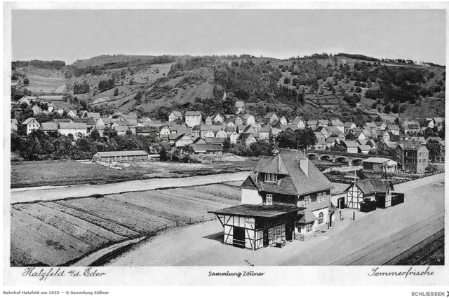 Bahnhof Hatzfeld 1935