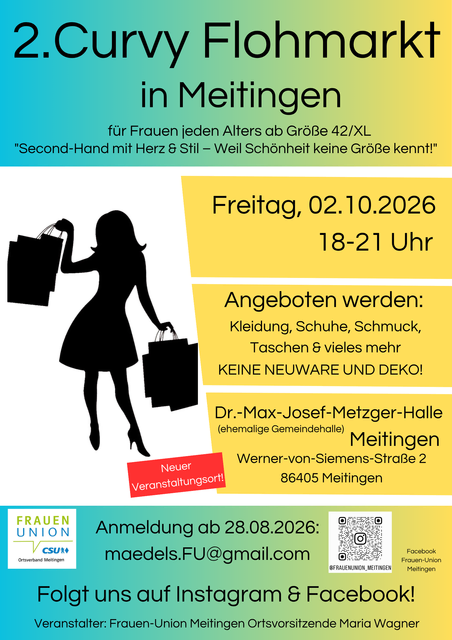 Die Frauen-Union Meitingen freut sich auf viele Besucherinnen. | Foto: Frauen-Union Meitingen