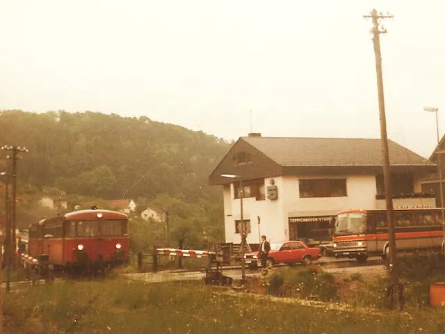 Bahnschranke in Hatzfeld
