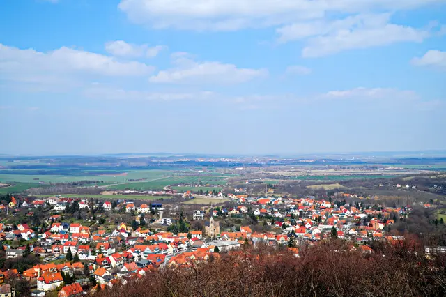 Blick vom Preußenturm auf Bad Suderode 