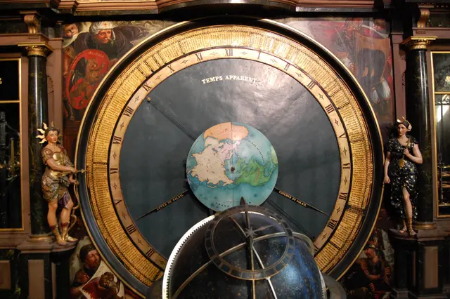 Ebenfalls dazu gehört eine astronomische Uhr. | Foto: Kurt Wolter