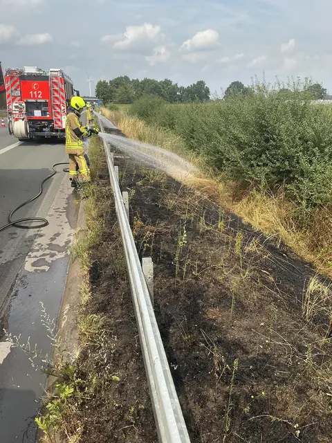 Flächenbrand A31 | Foto: Feuerwehr Bottrop