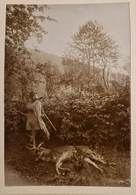 Forstmeisters Graf Alfred von Korff Schmising-Kerssenbrock um 1900
