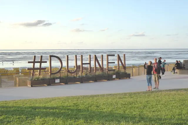 Fotopunkt #DUHNEN im Abendlicht.