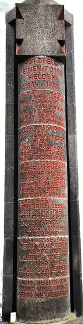 Gefallenen - Säule vom 1. Weltkrieg
