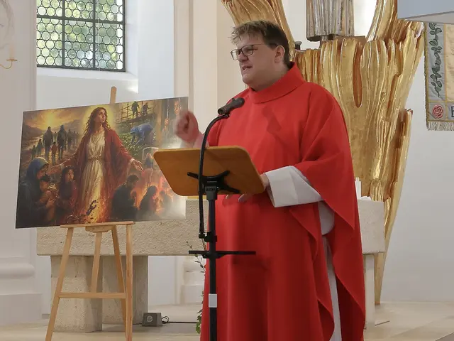 „St. Afra legt ihren Finger in die Wunden unserer Zeit“, sagte P. Brühl in der Predigt.  | Foto: Achim Lüders