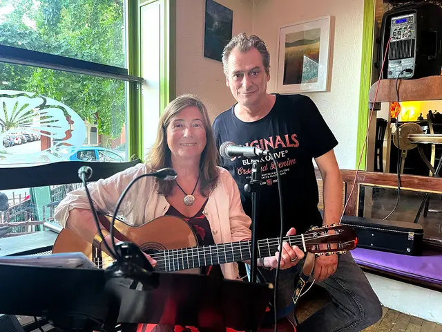 Silke Rossbach mit Wirt Jens Klinkert