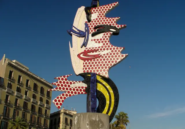 Nicole - 1 Punkt - El Cap de Barcelona von Roy Lichtenstein