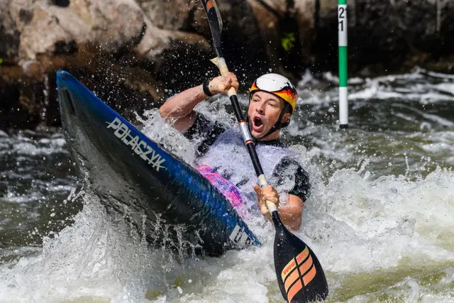 Kanuslalom Europameisterschaft in Epinal / Frankreich - David Becke von den Kanu Schwaben Augsburg | Foto: Philipp Reichenbach