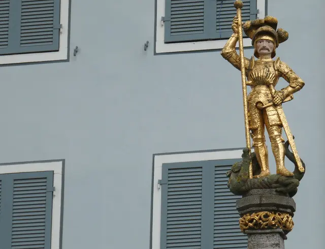 Nicole - 1 Punkt - Georgsbrunnens in Freiburg im Breisgau von Wilhelm von Kittlitz