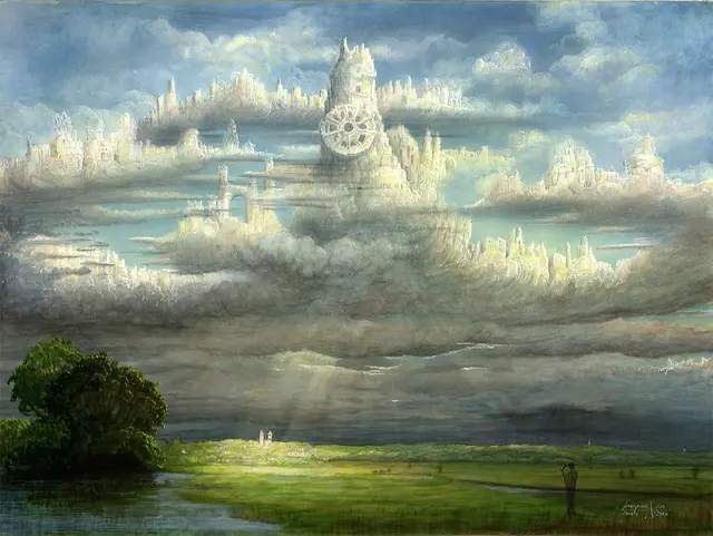 Wolkenarchitektur über Biburg.