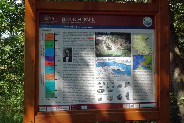 Infotafel am Schneckenberger Steinbruch