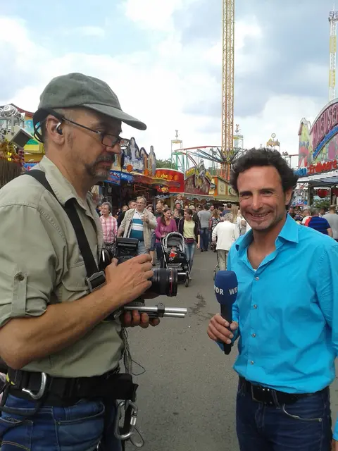 Mit dem WDR unterwegs. 
Ein Cranger-Highlight.