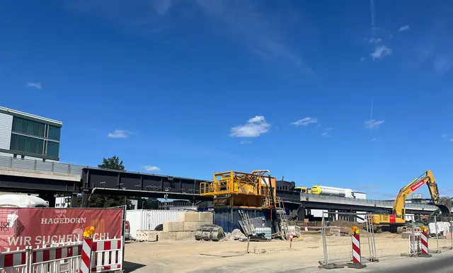 Der Südschnellweg wird im August für etwas mehr als zwei Tage vollgesperrt