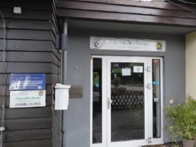 Haupteingang zur Jugendherberge-Tanzhaus