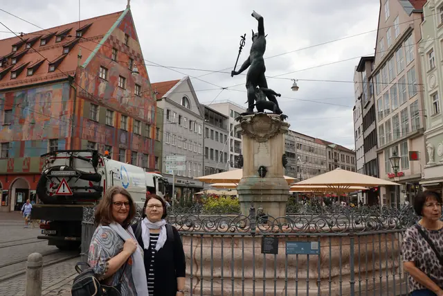 Maximilianstraße beim Merkurbrunnen | Foto: Marianne Stenglein